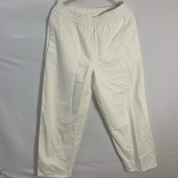 Aritzia Wilfred White Linen Twill Pants NWOT - Picture 7 of 13